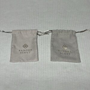 Kendra Scott Jewelry gray Dust Bags bundle Travel Storage packaging gift Pouches